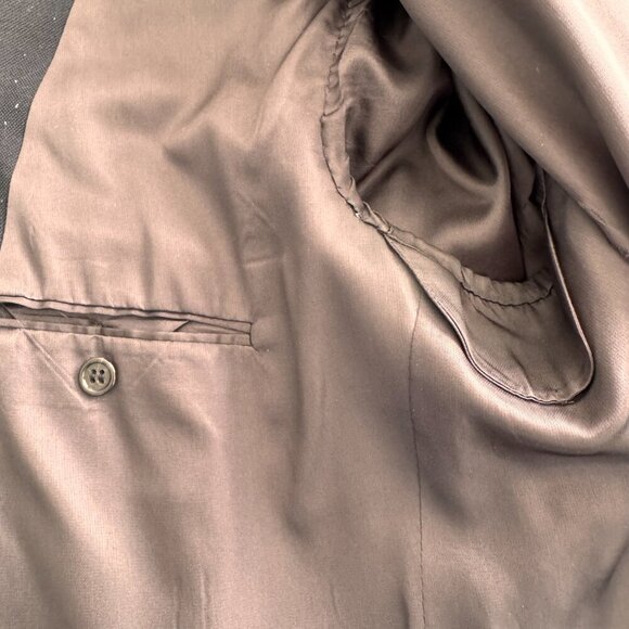 Vintage Christian Dior Monsieur Wool/Mohair Sport Coat Blazer Navy - Picture 3 of 12